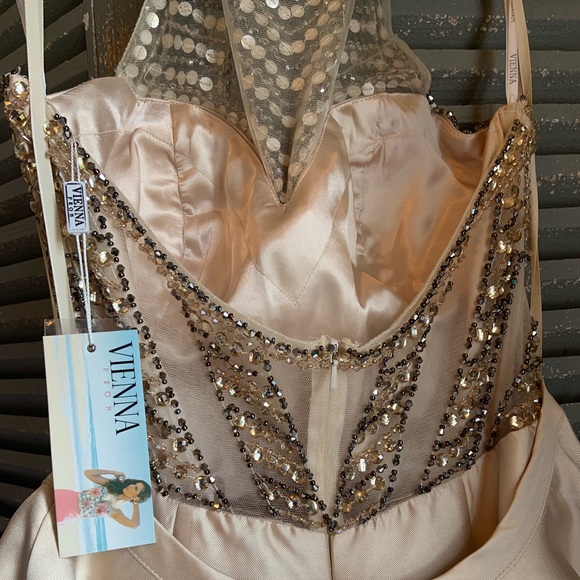 Champagne Prom Dress - Picture 3 of 6